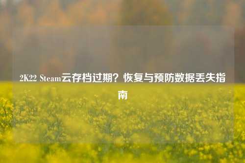 2K22 Steam云存档过期?恢复与预防数据丢失指南