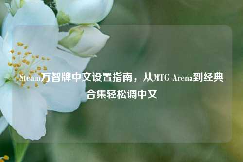Steam万智牌中文设置指南,从MTG Arena到经典合集轻松调中文