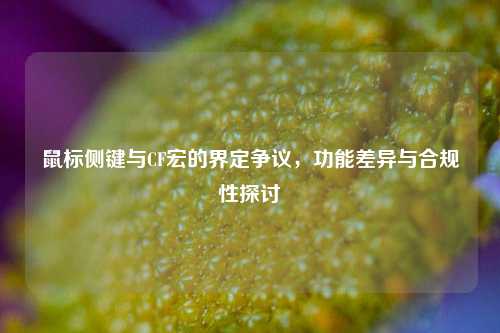 鼠标侧键与CF宏的界定争议,功能差异与合规性探讨
